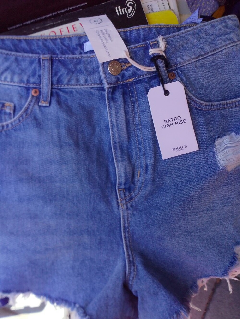 Forever 21 Light Blue Denim Shorts